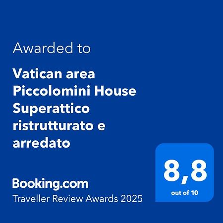 Vatican Area Piccolomini House Superattico Ristrutturato E Arredato Rom Eksteriør billede